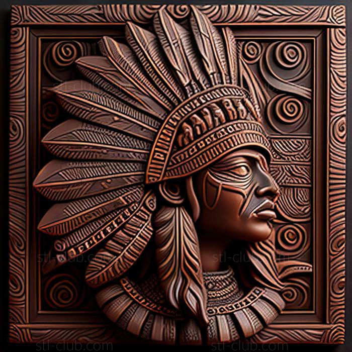 3D model st aztec (STL)